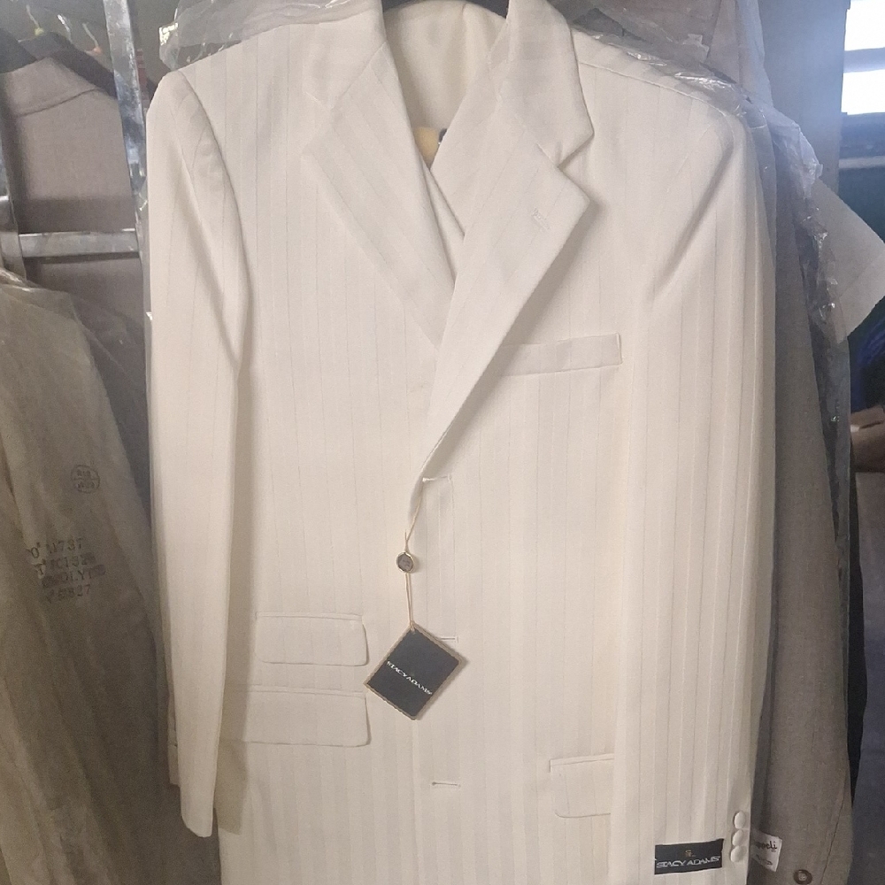 Boys White Suit by Stacy Adams